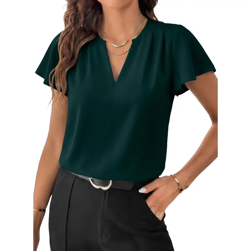 Ladies Short Sleeve Tops